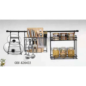 Étagère de rangement murale en métal pour cuisine - Product Image 4