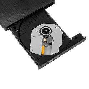 Lecteur CD DVD RW externe USB 3.0 noir mince et lecteur de graveur de périphérique de stockage pour ordinateur portable - Product Image 4