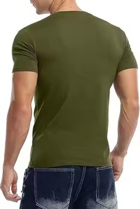 เสื้อยืดผู้ชายแบบทางการ 220 กรัม ผ้าเจอร์ซีย์ 100% โพลีเอสเตอร์/คอตตอน ทรงปกติ แขนครึ่ง คอโอ พิมพ์ลายดิจิทัล เป็นมิตรกับสิ่งแวดล้อม - Product Image 2