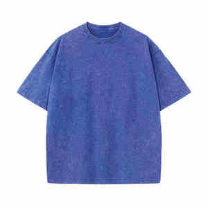Fully Customized Logo Printing Men Acid Wash T Shirt / High Demanded Product Men Acid Wash T Streetwear Faded T Shirt - Product Image 3