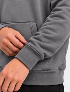 Sudadera con Capucha de Felpa de Algodón y Poliéster para Hombre, Sudadera de Punto Personalizada para Equipo, Estilo Vintage, Formal, ODM, Tejido Premium Sólido - Product Image 3