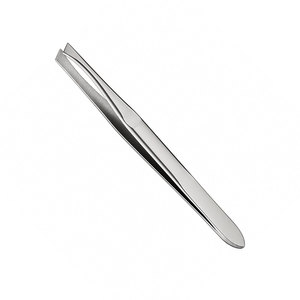 High Quality Stainless Steel Slant Tip <b>Eyebrow</b> Plucking Tweezers Precision <b>Hair</b> <b>Removal</b> Beauty Care Tweezers Manufacturer - Product Image 2