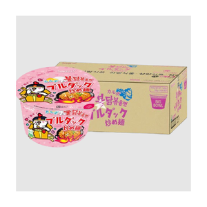 Fideos Samyangs Hot Chicken Carbonara en Tazón Grande de 105g, Surtidos con Variantes Originales y 2x Picantes, para Distribuidores - Product Image 4