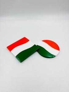 Resin Tricolor Coasters <b>Set</b> Handmade Decorative <b>Tea</b> Coffee Cup Coaster for Table - Product Image 1