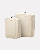 Lot de 4 cubes de rangement légers en nylon avec fermeture éclair pour bagages de voyage et organisation des vêtements dans la valise