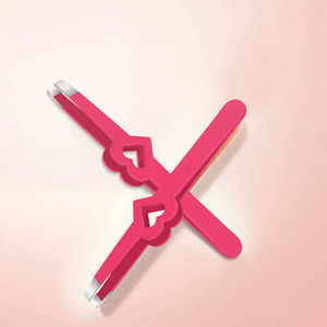 Pince à épiler à pointe fine en acier inoxydable, personnalisable avec logo, prix usine, écologique, légère, outil de beauté à prix raisonnable - Product Image 1