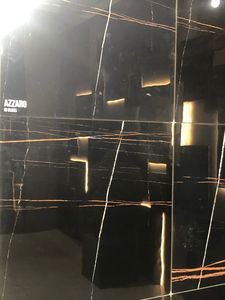 800x800mm Anti-Slip Black Gold Ceramic Tiles Glossy Marble Accent Floor Tiles Polished Glazed Porcelanto Porcelain - Product Image 1