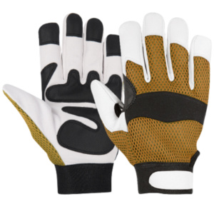 Gants de sécurité en cuir de chèvre renforcé, résistants, pour travaux industriels, construction, mécanique, avec protection des mains - Product Image 5