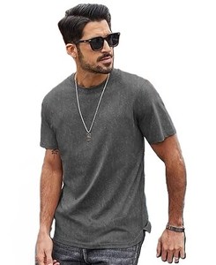 เสื้อยืดผู้ชายสไตล์วินเทจคุณภาพสูง แบบเรียบง่าย แขนสั้น ผ้าฝ้ายอย่างดี ไซส์ใหญ่ ลดราคา - Product Image 6