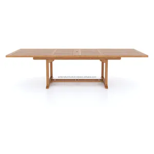 Contemporary Wooden Rectangular Dining Set for Outdoor Use Modern <b>Tables</b> <b>Chairs</b> for Restaurants Villas Parks for Coffee Shops - Product Image 2