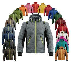 แจ็คเก็ตมอเตอร์ไซค์บุหนาสำหรับฤดูหนาว ดีไซน์ทันสมัยปี 2026 พร้อมซิปและฮู้ดสำหรับผู้ชาย คุณภาพสูง อุ่นสบาย ปลอดภัยสำหรับการขับขี่ - Product Image 1