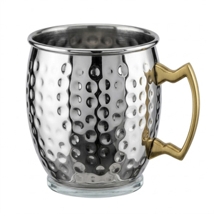 Mug à café en acier inoxydable de haute qualité avec poignée robuste, résistant à la rouille, tasse à boire en métal incassable pour le camping en plein air - Product Image 5