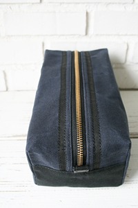 Unisex Custom Logo Canvas Leather Dopp Kit Travel Toiletry Bag Waterproof Shaving Cosmetic Wash Organizer <b>Case</b> LCTB-0059 - Product Image 4
