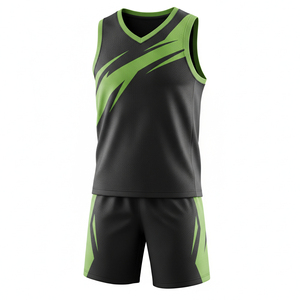 Tenue de basket-ball personnalisée sublimée, vente en gros à bas prix, débardeurs de basket-ball imprimés par sublimation, shorts assortis, uniforme - Product Image 1