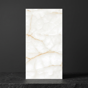 Échantillon Gratuit Oscar Bianco – Carrelage de Sol en Porcelaine Poli Brillant 60x120 Effet Marbre Noir Doré à Motifs Floraux pour Salle de Bain (Type Brique Réfractaire) - Product Image 2