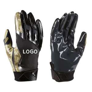 Custom Logo Football Gloves | Breathable Compression-Fit Spandex | Factory Wholesale Price - Product Image 1