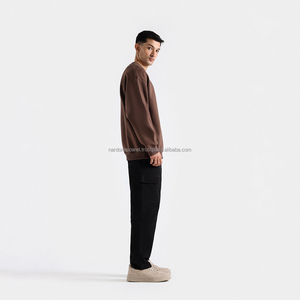 Nardon Apparel Sweat-shirt à capuche de haute qualité avec logo personnalisé imprimé multicolore, épaules tombantes, col rond, sweat-shirt ample pour hommes - Product Image 1