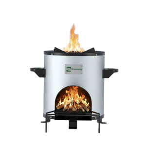 Greenway Smart <b>Stove</b> Commercial Wood <b>Stove</b> with Axial Fan Heavy-Duty Cookstove for Large-Scale Cooking - Product Image 1