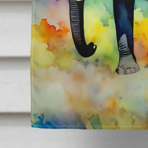 ธงบ้านช้างหลากสีขนาดใหญ่เสาแขนตกแต่งลานแบนเนอร์ศิลปะแขวนผนังบนโพลีเอสเตอร์-ประเภทธง - Product Image 4