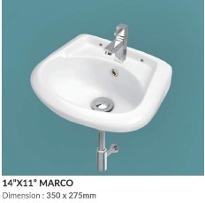 14"X11" SIZE IN MARCO MODEL WITH ROUND DESIGN IN WASH <b>BASIN</b> 350X275mm SIZE - Product Image 3