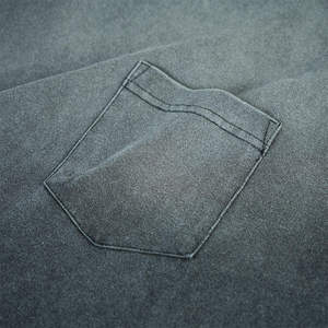 Camisetas con Lavado Ácido para Hombre, 100% Algodón, Ecológicas, Transpirables, Ropa Casual, Diseño Personalizado, Servicio OEM, Venta al Por Mayor - Product Image 2