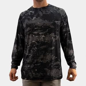 เสื้อโปโลแขนยาวผู้ชาย UPF 50 แห้งเร็ว สำหรับตกปลา สกรีนโลโก้ได้ ขายส่ง มีไซส์ใหญ่ เสื้อสำหรับล่าสัตว์และตกปลา แบบ unisex - Product Image 3
