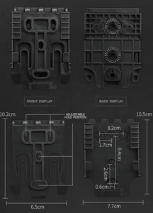 Kit de Sistema de Bloqueo Rápido QLS con Horquilla de Bloqueo y Placa Receptora, Soporte para <span class=keywords><strong>Torniquete</strong></span>, Adaptador Drop Flex de Plástico - Product Image 5