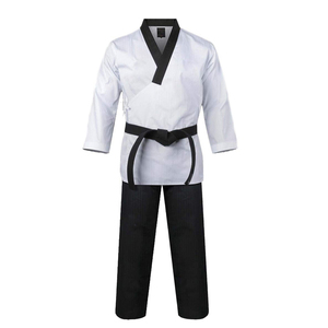 OEM Hot <b>Sale</b> Cotton Long Sleeves Taekwondo Uniform Martial Arts Wholesale Taekwondo Uniform - Product Image 1