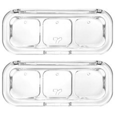 Tony Moly Eyetone Pocket Palette <b>Case</b> 2 Pieces Discount Price <b>Small</b> Portable Plastic <b>Case</b> with Cover Closure - Product Image 1