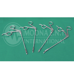 Ensemble de 4 pinces de récupération de sutures pour arthroscopie, tous types, en acier inoxydable, instruments chirurgicaux pour la manipulation des tissus et des sutures - Product Image 3