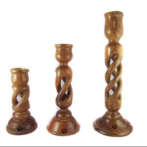 Porte-bougies en bois modernes pour Noël, en provenance d'Inde, avec couleurs et dimensions personnalisées - Product Image 1