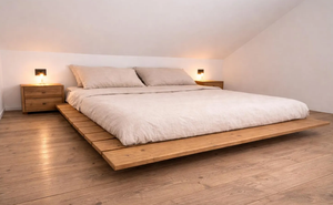 เตียงไม้มะม่วงแท้คุณภาพสูงแบบพับได้สำหรับห้องนั่งเล่น ขายร้อนจากโรงงานโดยตรง - Product Image 2