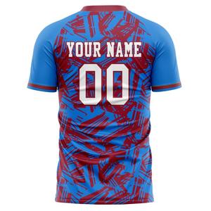 Maillot de football pour homme à prix ajustable, anti-plis, qualité supérieure, respirant, léger, entièrement personnalisable - Product Image 3