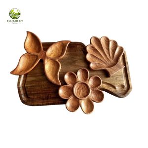 Bandeja de Madera Pintada a Mano Personalizada, Bandeja Decorativa para Servir, Plato de Madera Personalizado, Decoración del Hogar, Idea de Regalo Hecho a Mano - Product Image 6