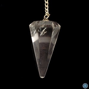 Pendule de radiesthésie en quartz clair de qualité supérieure pour un traitement puissant Chakra de guérison et un chakra d'équilibre - Product Image 2