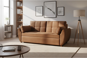 Canapé modulaire sectionnel moderne pour salon, 4 places, pieds en bois, revêtement en tissu de qualité supérieure, forme d'angle - Product Image 6