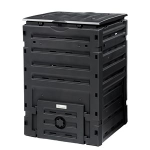 Composteur extérieur de 120 gallons (450 L) avec couvercle à clip et système d'aération, composteur léger pour le jardinage et l'agriculture - Product Image 5