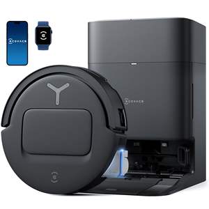 Robot Aspirador y Fregador Genuino DEEBOT T80 Omni con Lavado de Mopa en Tiempo Real, Autovaciado, Secado por Aire Caliente y Navegación por IA - Product Image 1