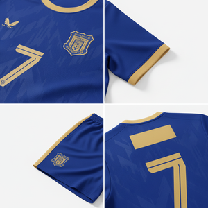 Uniforme de Fútbol Personalizado con Impresión Digital |   Conjunto de Jersey Deportivo de Manga Corta, Transpirable y de Secado Rápido, 100% Poliéster, OEM - Product Image 4