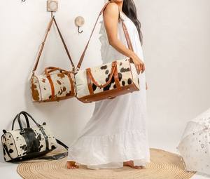 กระเป๋าหนังแท้แบบมีซิป แฟชั่น พกพาสะดวกอเนกประสงค์ สำหรับเดินทาง รุ่นวินเทจ ความจุขนาดใหญ่ LHDB-0016 - Product Image 1