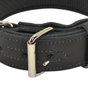 Heavy Duty PU Sheepskin PU Leather Made Dogs <b>Collar</b> OEM & ODM Service <b>Pets</b> Supplies Dogs Leathers <b>Collars</b> - Product Image 5