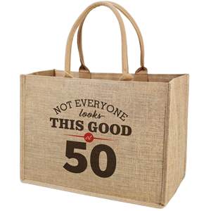 Natural Fiber Jute Messenger Bag with <b>Adjustable</b> Strap Lightweight Crossbody Bag for Casual Travel and Office Use - Product Image 2