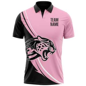 Camiseta de Rugby Personalizada Más Vendida, Nombre del Equipo Personalizado, Número del Jugador, Gráfico de Tigre, Camiseta de Poliéster de Secado Rápido - Product Image 1