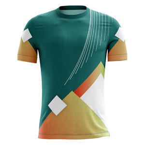 Maillots de football personnalisés de qualité supérieure fabriqués en usine pour hommes, 100% polyester, protection UV, séchage rapide, prix bas - Product Image 3