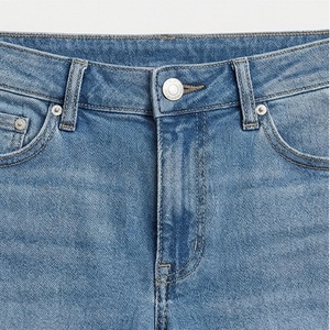 Shorts en jean pour femmes, taille haute, mode estivale, style streetwear, couleur personnalisée, vêtements haut de gamme, tenue tendance - Product Image 4