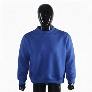 Sweat-shirt décontracté pour femme, col roulé blanc, en polyester/coton, tricoté, doublé, coupe classique, couleur unie, séchage rapide, respirant, automne - Product Image 6