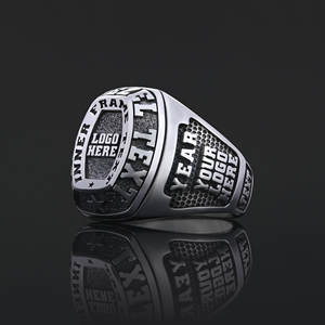 Bague d'université BOJ MCollege 008 personnalisée en argent avec diamant, bague de diplôme unisexe, certifiée GIA, micro-prix bas - Product Image 2