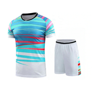Uniformes de Tenis y Tenis de Mesa Sublimados Personalizados al por Mayor, Nuevos, Económicos, de Alta Calidad, Transpirables, de Poliéster, Unisex - Product Image 4