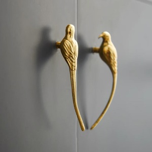 Poignées de porte en métal, poignées de porte en laiton, poignées de porte en acier inoxydable pour hôtel et maison, quincaillerie architecturale décorative d'intérieur - Product Image 6
