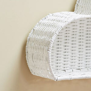 Collection d'étagères artisanales en rotin Lovely Artisan Cloud, décoration pour enfants, matériaux durables pour la décoration intérieure de chambre d'enfant - Product Image 3
